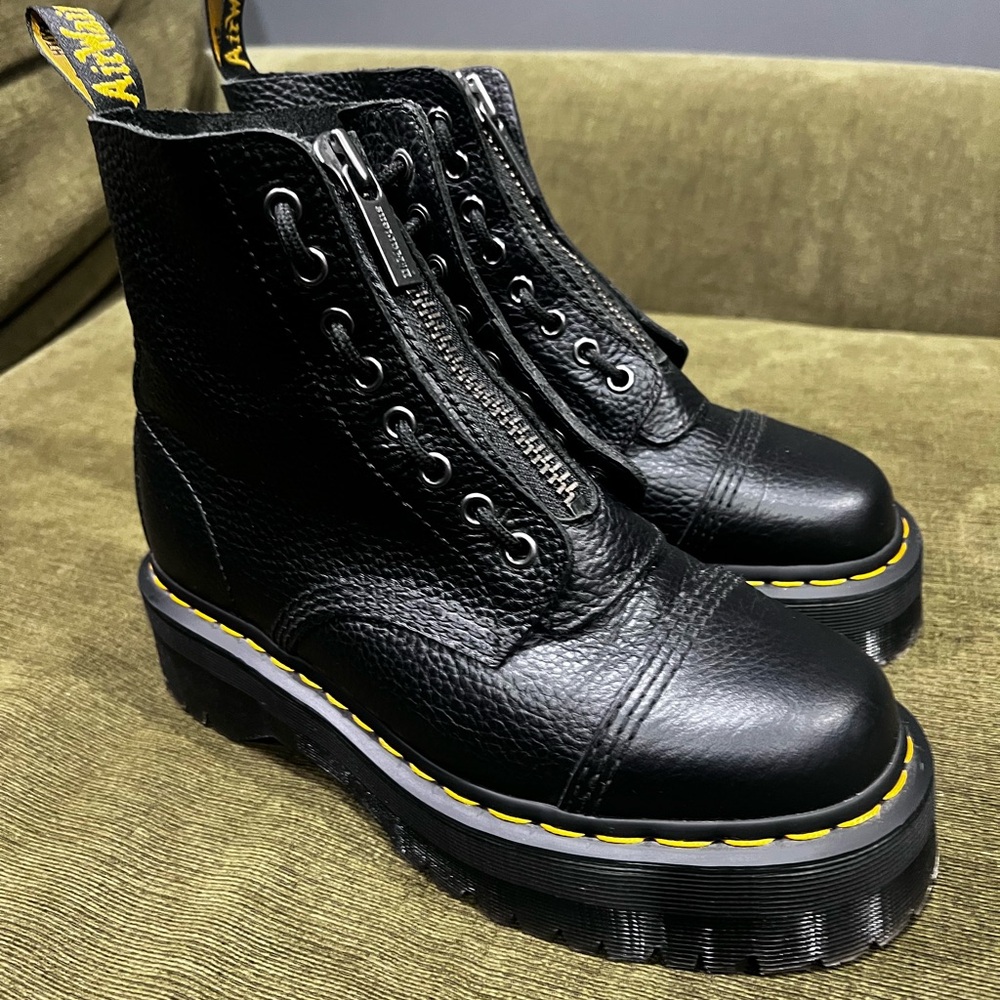 Dr. Martens Black Leather Sinclair Boots